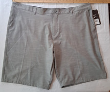 Op Opflex 4 Way Stretch Gray Flat Front Shorts Men's 46x11 NWT. #A166 picture
