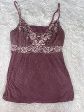 Soma “ Cool Nights Intimates” XL Lace Tank Top. Pretty, Comfortable  picture