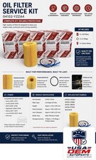 NEW TOYOTA LEXUS OIL FILTER 5 PACK GENUINE OEM 04152-YZZA4 TUNDRA SEQUIOA picture