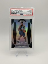 2017-18 Donovan Mitchell Panini Silver Prizm RC #117 PSA 10 picture