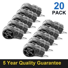 20PK For Brady BMP21-PLUS M21-500-595-WT Label Cartridge Black/White 1/2