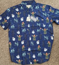 Disney RSVLTS The Muppet Christmas Carol Spirits Men’s Button Shirt Size XL NEW picture
