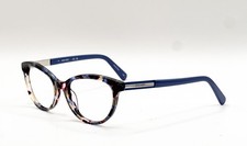 Nine West NW5185 428 Blue Pearlized Tortoise Authentic Eyeglass Frames 49-16 picture
