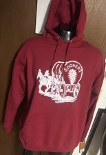 NWT $65 Retro Brand Oklahoma OU Sooners Sewn-On Hoodie Mens L Sooner Schooner picture