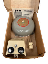Edwards Signaling 438D-6N5 Fire Bell, Gray, 6 In. picture
