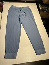 Lululemon Pants Men's Large Blue ABC Drawstring Jogger 28” Inseam Polyester picture
