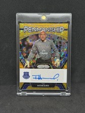 Tim Howard penmanship gold disco auto /10 2023-24 Panini Soccer picture