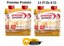 New Premier Protein Shake, Bananas & Cream, 30g Protein, 11 Fl Oz, 4 Ct picture