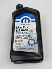 GENUINE OEM Mopar 5W-30 Synthetic Blend Engine Oil 1-Qt MULTIPACK 68518204AA picture