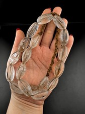 Old Himalayan Roman Crystal Quarts  Cut Rare Beads Necklace picture