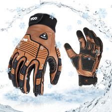 Vgo 1Pair -20℃/-4°F Winter Waterproof Mechanic Gloves, Freezer use (CA7722FLWP) picture