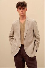 De Bonne Facture Essential Jacket Natural Washed Linen Unlined Made in France picture