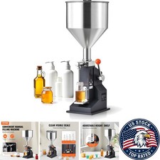Effortless 5-50ml Liquid Filling Machine with Drip-Proof Design & Steel Hopper picture