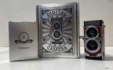 CHUZHAO Digital Camera TLR Style Retro Design Red/Black Tested With Box picture