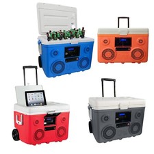 KoolMAX 40 Qt Cooler 350W Audio System Bluetooth Speaker Power Station - Refurb picture