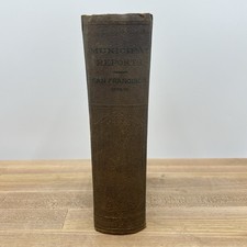 Municipal Reports San Francisco 1890 to 1891 Fiscal Year Ending 1891 HC 1st picture