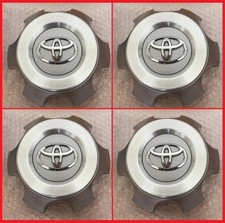 4 Toyota 4Runner Center Caps Hub Covers 2014-2024 4260B-35100 GREY *BRAND NEW* picture