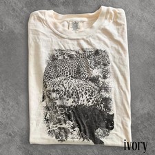 Vintage Big Cat Leopard Animal Safari Comfort Tee picture
