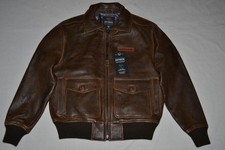 AUTHENTIC MENS AVIREX SKY CHARMER A2 JACKET BROWN BRAND NEW ALL SIZES picture