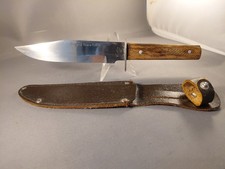Vintage Sabre Original Bowie Hunting Knife Japan 631 With Leather Sheath  picture