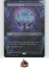 Shipwreck Marsh (Borderless) Reality Fracture Rare 401 Foil MTG Near Mint picture