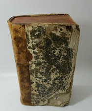 Antique 1798 German Latin Dictionary Lexicon picture