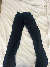 lululemon athletica Women’s Black Jogger Pants Size 2 Drawstring Pockets picture