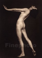 1925 Original TRUDE FLEISCHMANN Art Deco Female Nude Modernist Photo Gravure picture