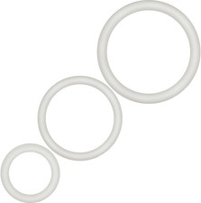 Blush Performance VS4 Cock Rings Set - Glow in the Dark - Soft Stretchy Silicon picture
