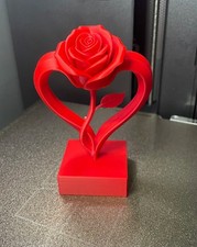 Enteral Rose Heart Great Gift 3D Printed picture