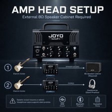 JOYO 20W Hybrid Tube Guitar Amplifier Mini Amp 2 Channel Footswitch ZOMBIE II picture