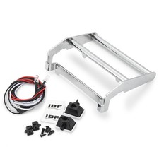 Metal Front Bumper with LED Lights For 1/10 Traxxas TRX4 82046-4 Bronco RC Parts picture