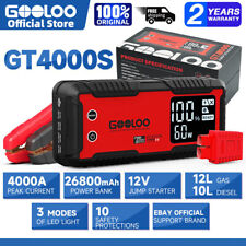 GOOLOO 4000A Car Jump Starter 26800mAh Jump Box Power Bank 12V Battery Charger  picture
