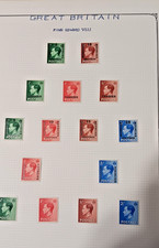 GB 1936 - King Edward VIII issues COMPLETE - UK + OFFICES ABROAD  MLH 15 stamps picture
