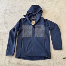 New Patagonia Men's R2 TechFace Hoody Jacket Blue Navy Size Small NWT picture