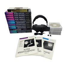 Vintage 1994 Zygon Learning Machine Headset Light Shield CDs Books Untested picture