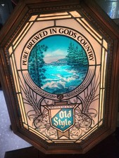 Vintage Heilemans Old Style Beer Motion Water Sign Works Very Good Condition picture
