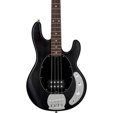 Sterling by Music Man StingRay Ray4 Electric Bass Satin Transparent Black Black picture