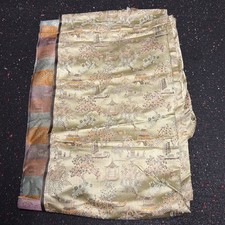 Antique Traditional Japanese Maru-Obi Fukuro-obi Belt with Gold Thread 192” picture