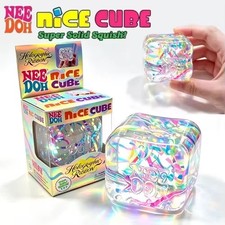 NeeDoh Squishy Needoh  Holographic Ribbon Squishy Rainbow SUPER RARE picture