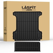 LASFIT 5.7ft Truck Bed & Tailgate Mat for RAM 1500 2019-2027 TPE Full Coverage picture
