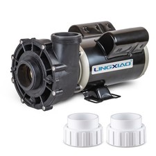 LINGXIAO SPA Pump, 2 Speed Hot Tub Pump 1.5HP, LX SPA Motor 115V, 2