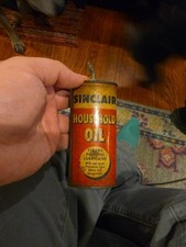 Vintage Antique Sinclair Household Oil 4oz  picture