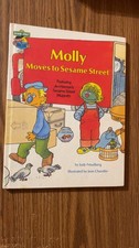 Vintage Molly Moves to Sesame Street Hardcover Children's Book picture