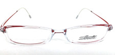 Vintage Silhouette SPX9197671 53-15-130 Clear Red Women's Eyeglasses picture