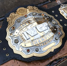 IWGP World Heavyweight Wrestling Championship V4 Replica Tittle Belt 2mm Adult picture