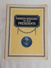 Vintage 1924 Booklet John Hancock Some Famous Speeches of Presidents picture