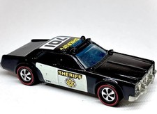 Hot Wheels VTG  1977 Black And White Sheriff Custom Made Redline Diecast picture