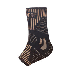 Copper Ankle Support Brace Stabilizer Compression Sleeve Socks Foot Pain Relief picture