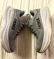 Hoka One One Bondi 9 X-Wide Men’s Mesh Lace-Up Sneakers Gray 1162015-GCTC picture